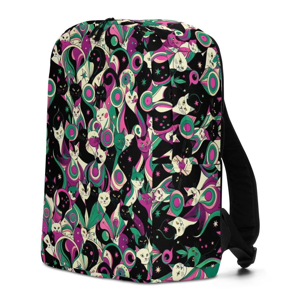Lunar Whiskers on Minimalist Backpack — Left