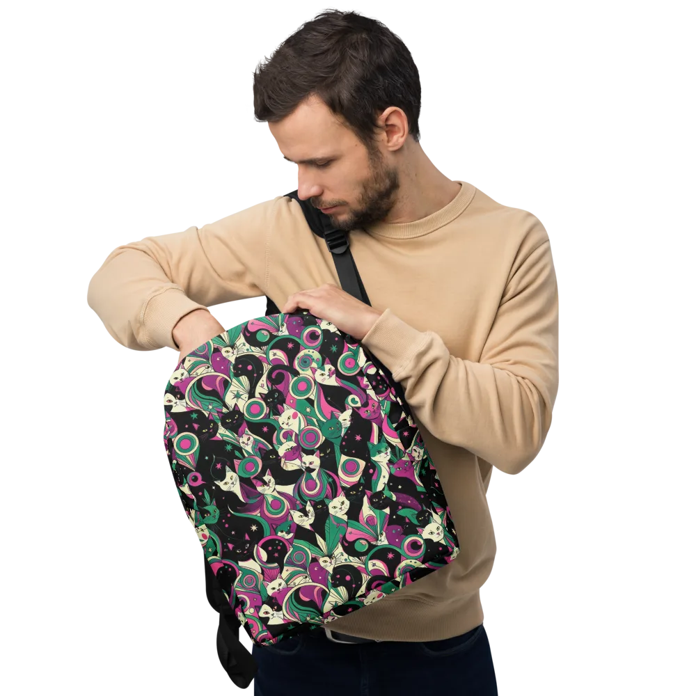 Lunar Whiskers on Minimalist Backpack — Front