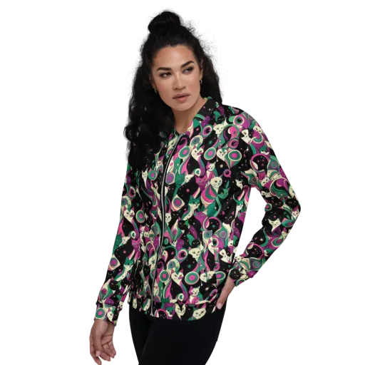 Lunar Whiskers on a Bomber Jacket