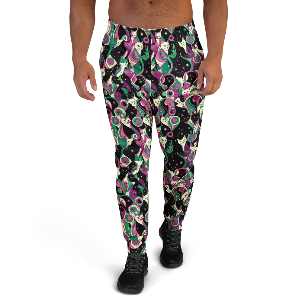 Lunar Whiskers on Men's Joggers — Front
