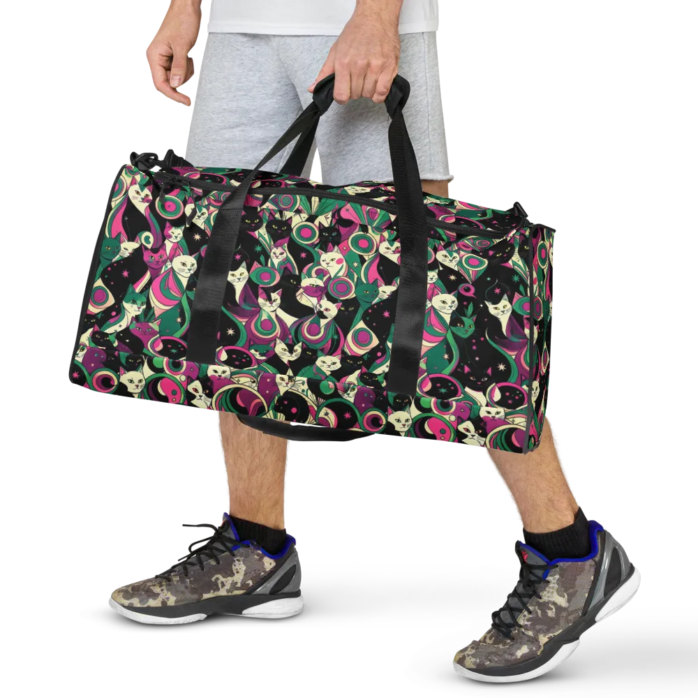 Lunar Whiskers on Duffle Bag — Front