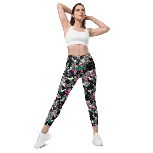 Lunar Whiskers on a Leggings with Pockets