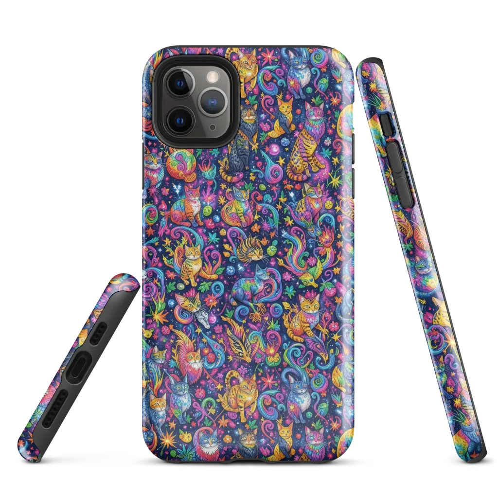 Galactic Whiskers on Tough Case for iPhone® — Front
