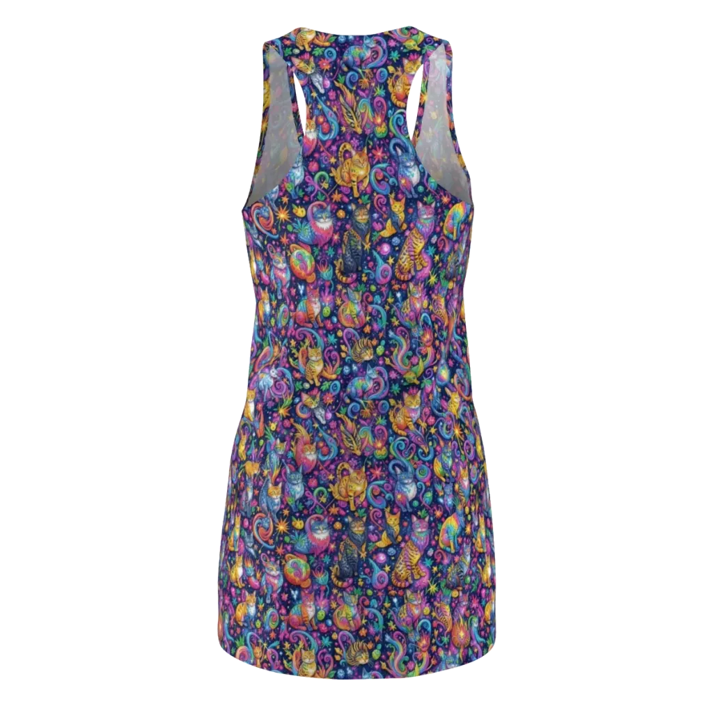 Galactic Whiskers on Racerback Dress — Back