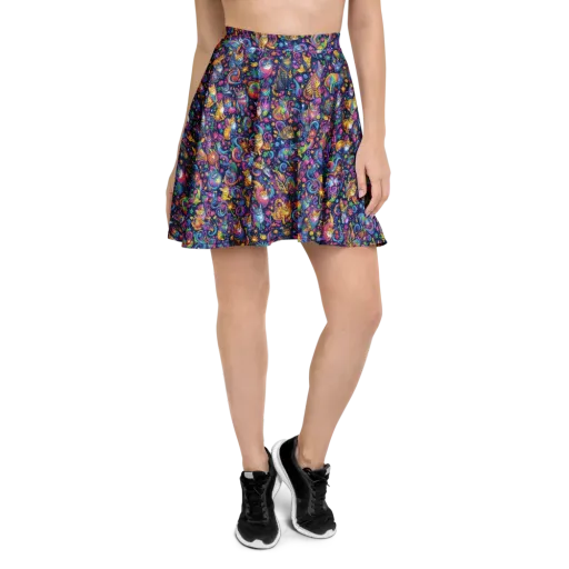 Galactic Whiskers on a Skater Skirt