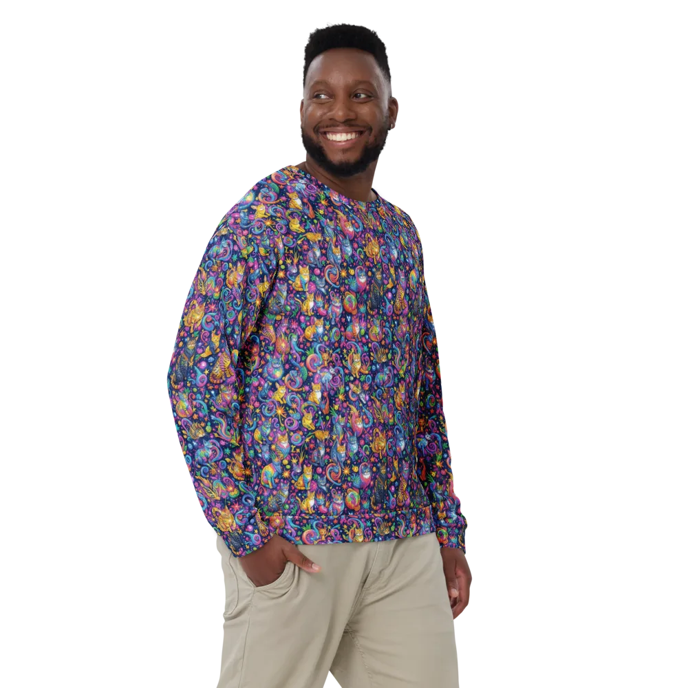 Galactic Whiskers on Sweatshirt — Front
