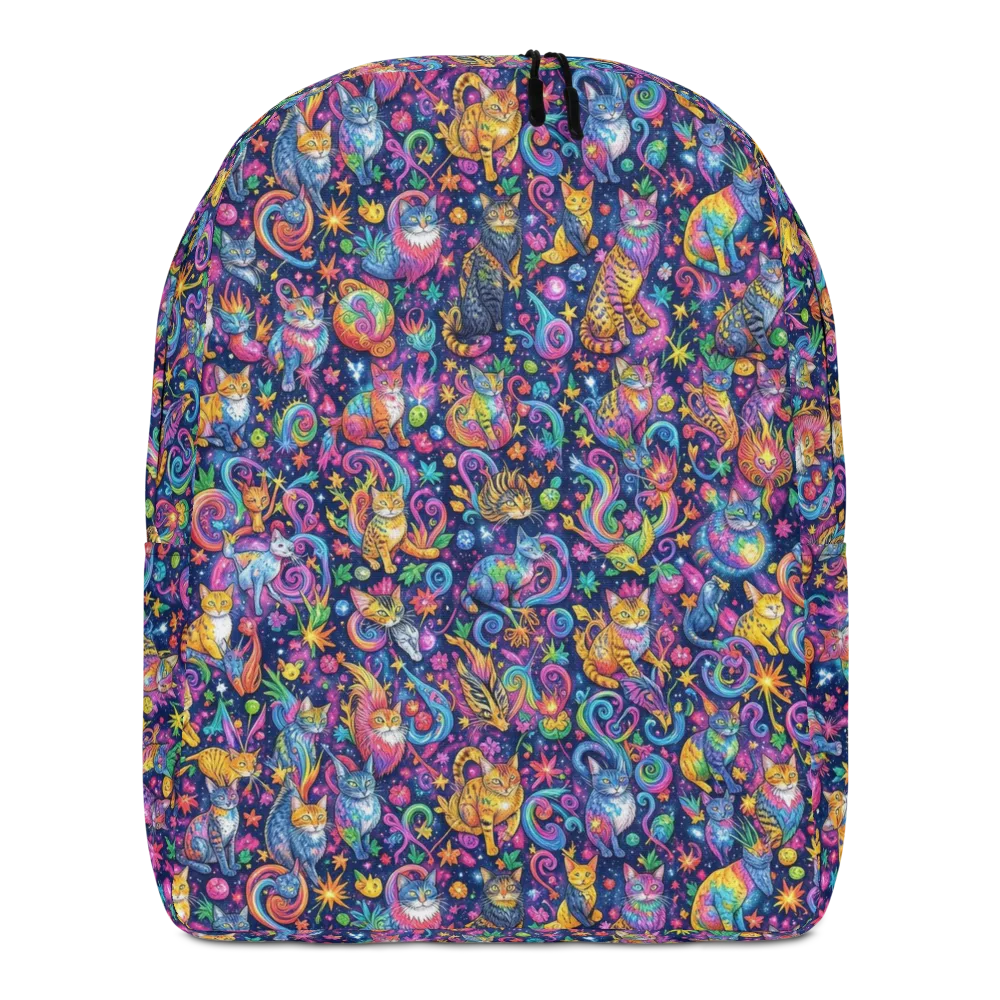 Galactic Whiskers on Minimalist Backpack — Front