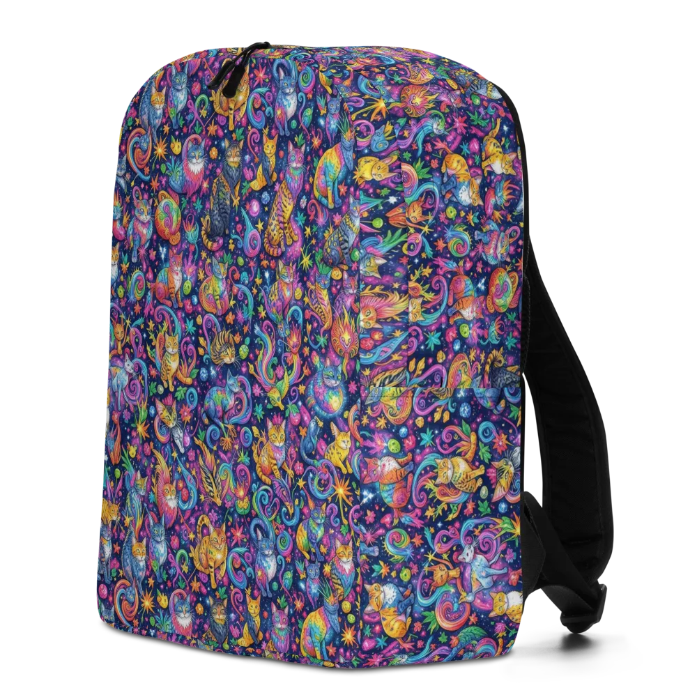 Galactic Whiskers on Minimalist Backpack — Left