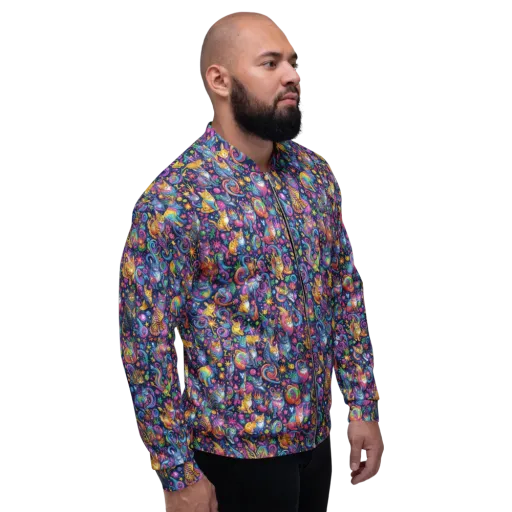 Galactic Whiskers on a Bomber Jacket