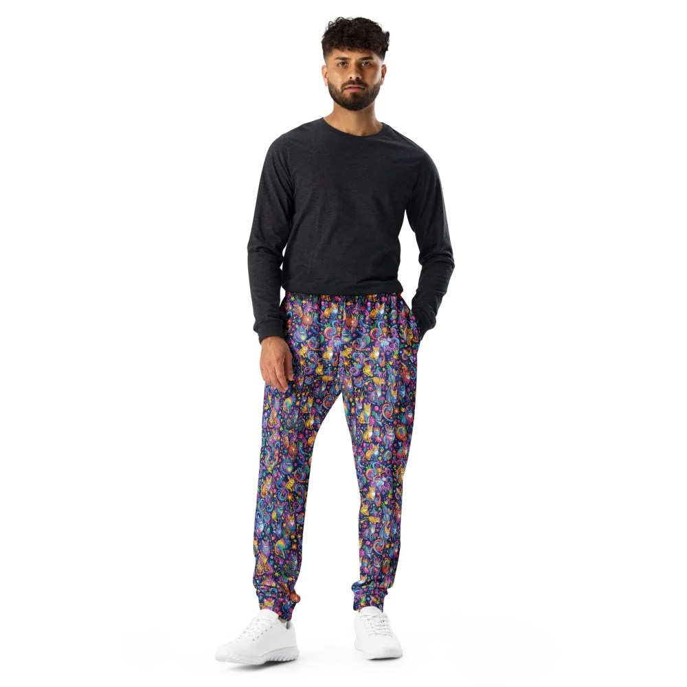 Galactic Whiskers on Men's Joggers — Front