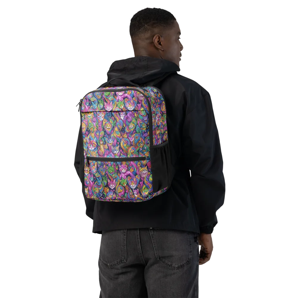 Prismatic Catacomb on Utility Backpack — Back