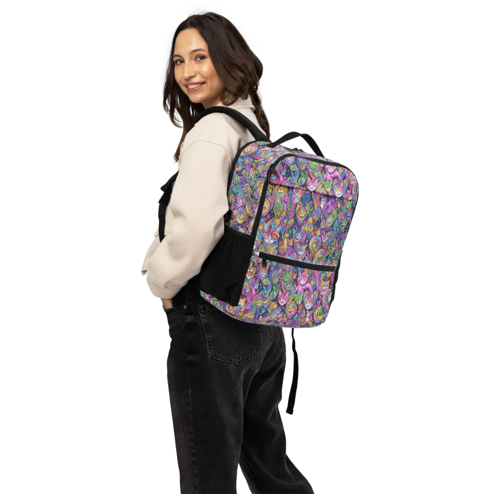 Prismatic Catacomb on Utility Backpack — Back