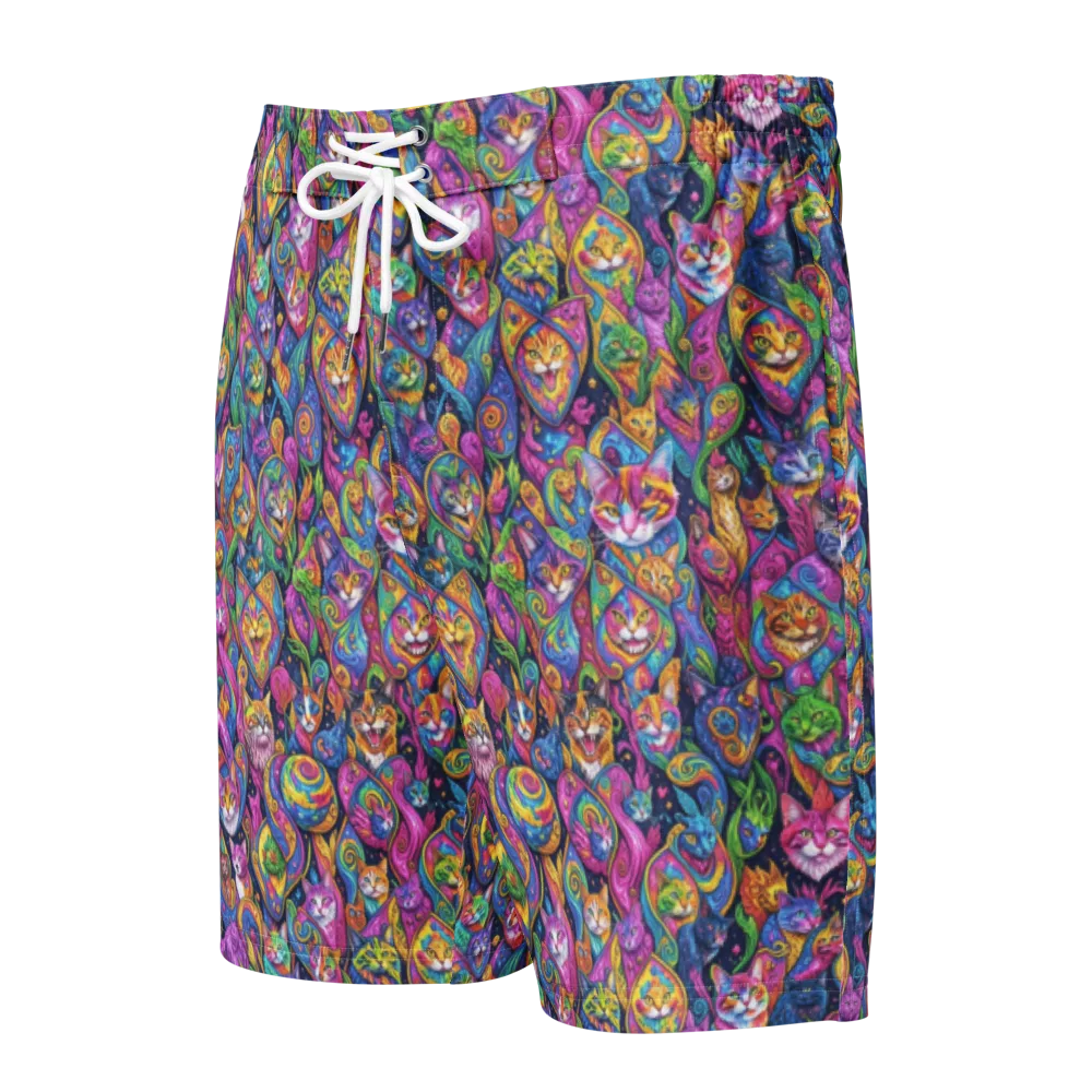 Prismatic Catacomb on Men's Board Shorts — Front