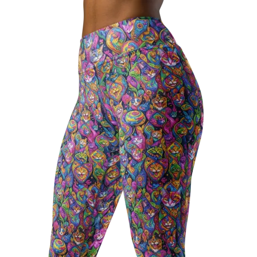 Prismatic Catacomb on a Yoga Leggings