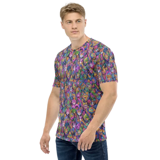 Prismatic Catacomb on a Men's Crew Neck T-Shirt