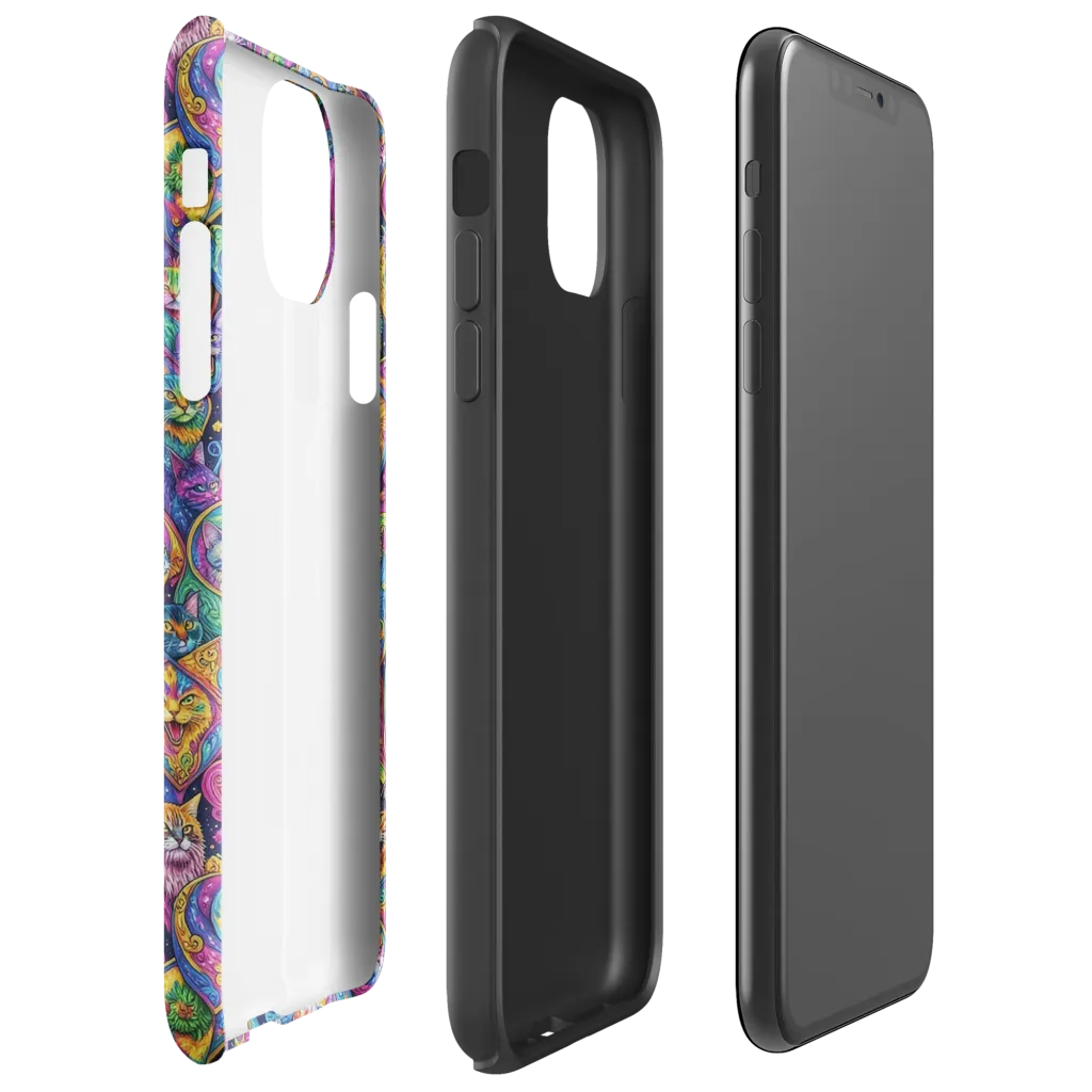Prismatic Catacomb on Tough Case for iPhone® — Right