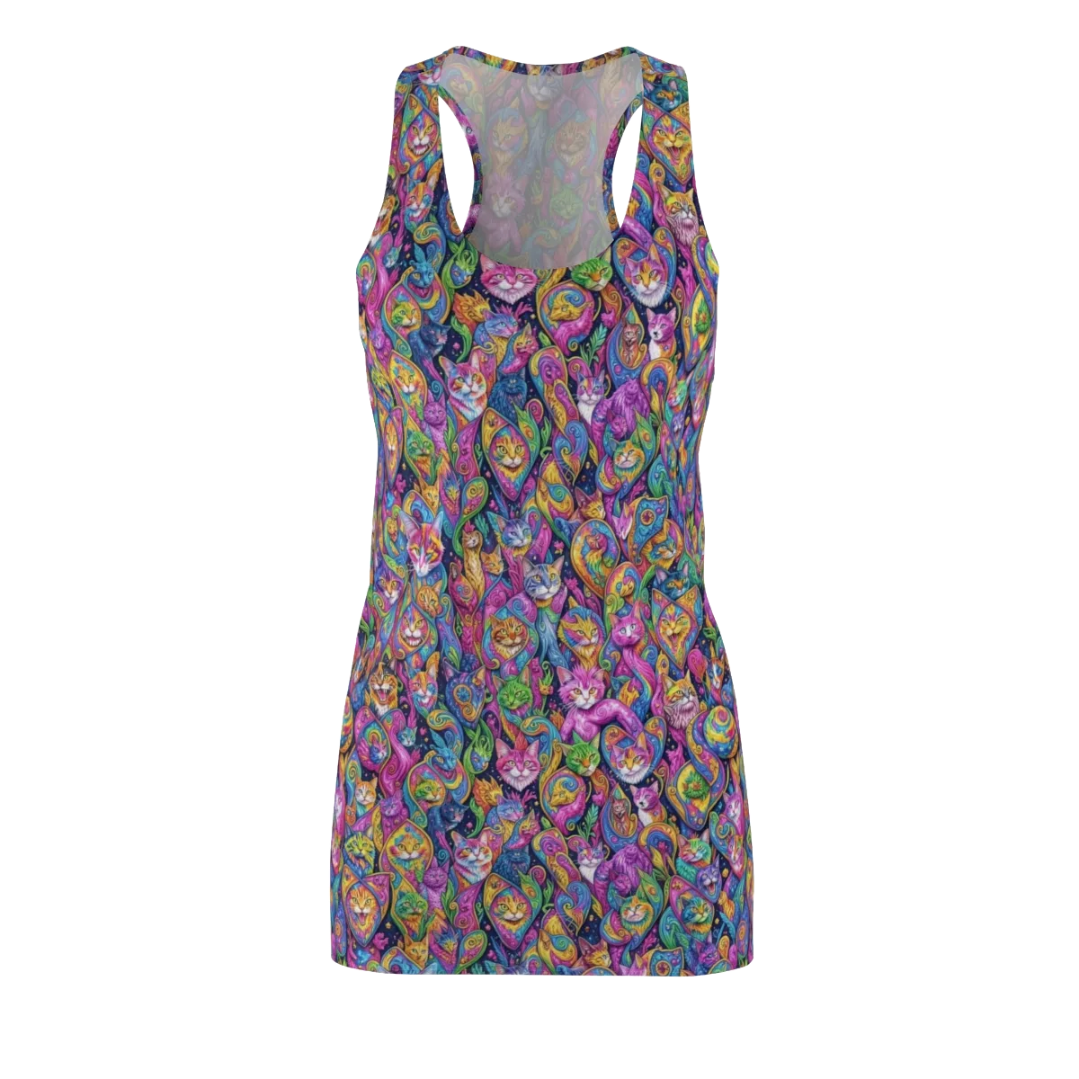 Prismatic Catacomb on Racerback Dress — Front