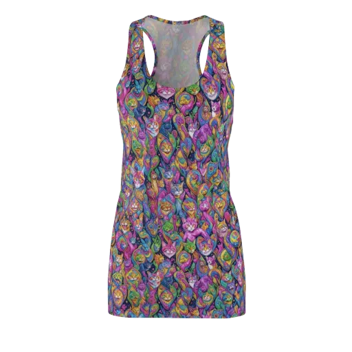 Prismatic Catacomb on a Racerback Dress