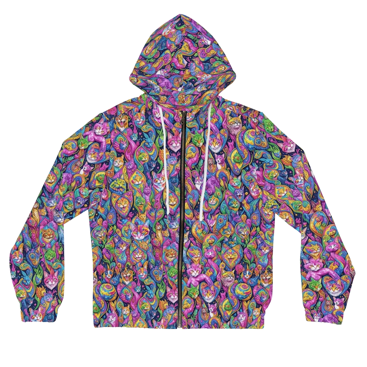 Prismatic Catacomb on Women's Full-Zip Hoodie — Front