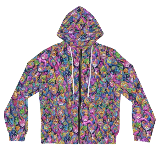 Prismatic Catacomb on a Women's Full-Zip Hoodie
