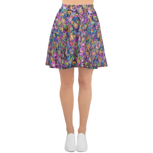 Prismatic Catacomb on a Skater Skirt