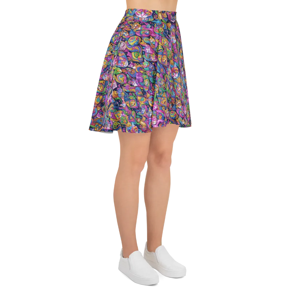 Prismatic Catacomb on Skater Skirt — Right