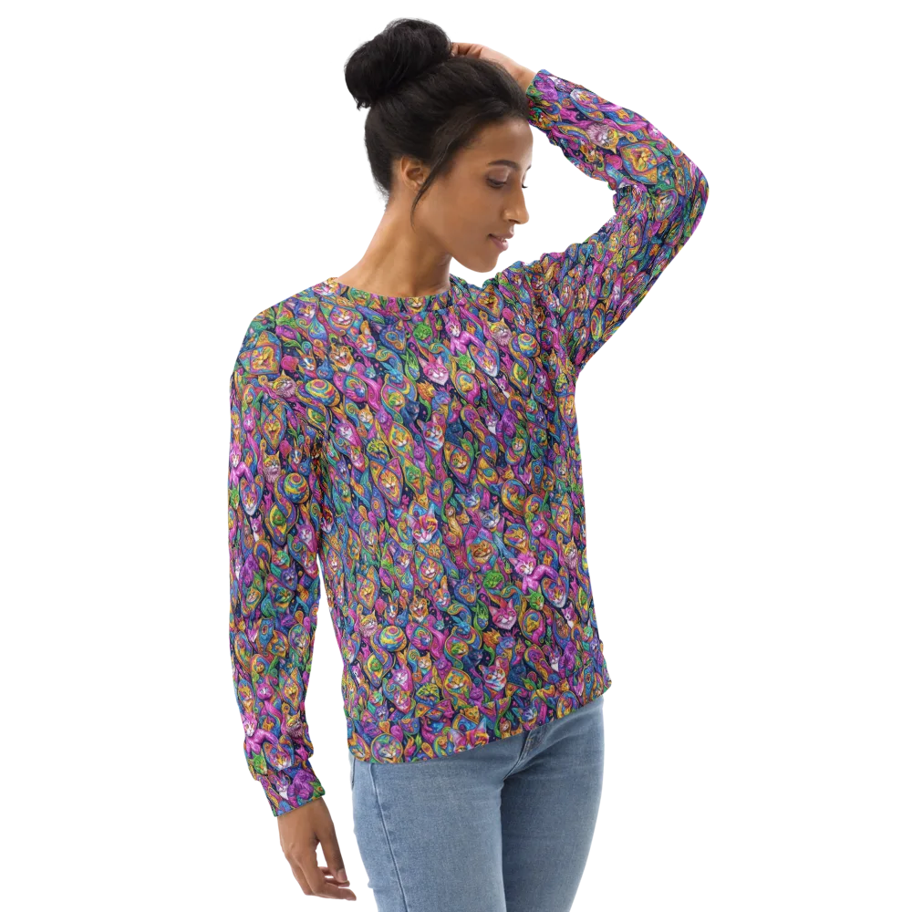 Prismatic Catacomb on Sweatshirt — Right Front