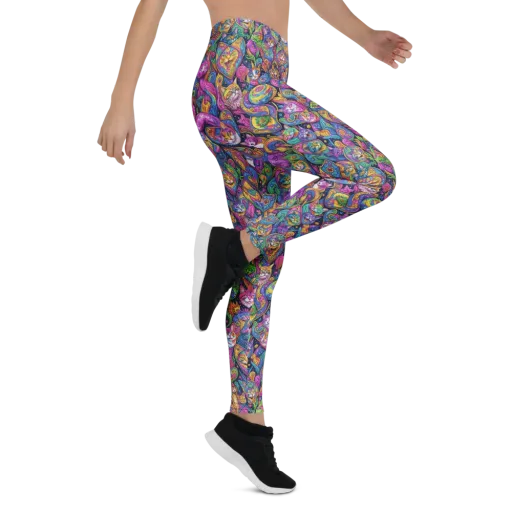 Prismatic Catacomb on a Leggings