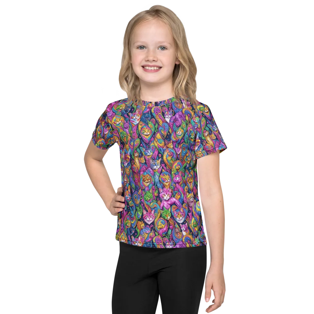 Prismatic Catacomb on Kids Crew Neck T-Shirt — Front