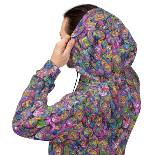 Prismatic Catacomb on a Hoodie