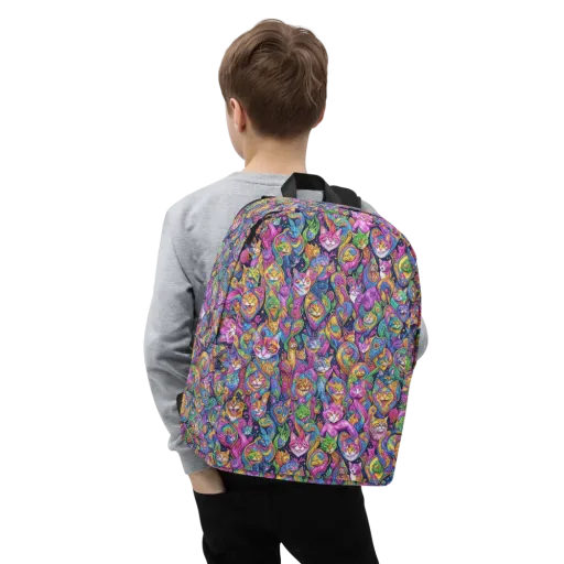 Prismatic Catacomb on a Minimalist Backpack