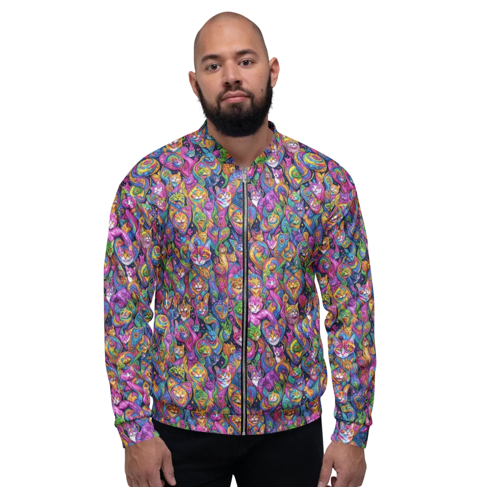 Prismatic Catacomb on Bomber Jacket — Front