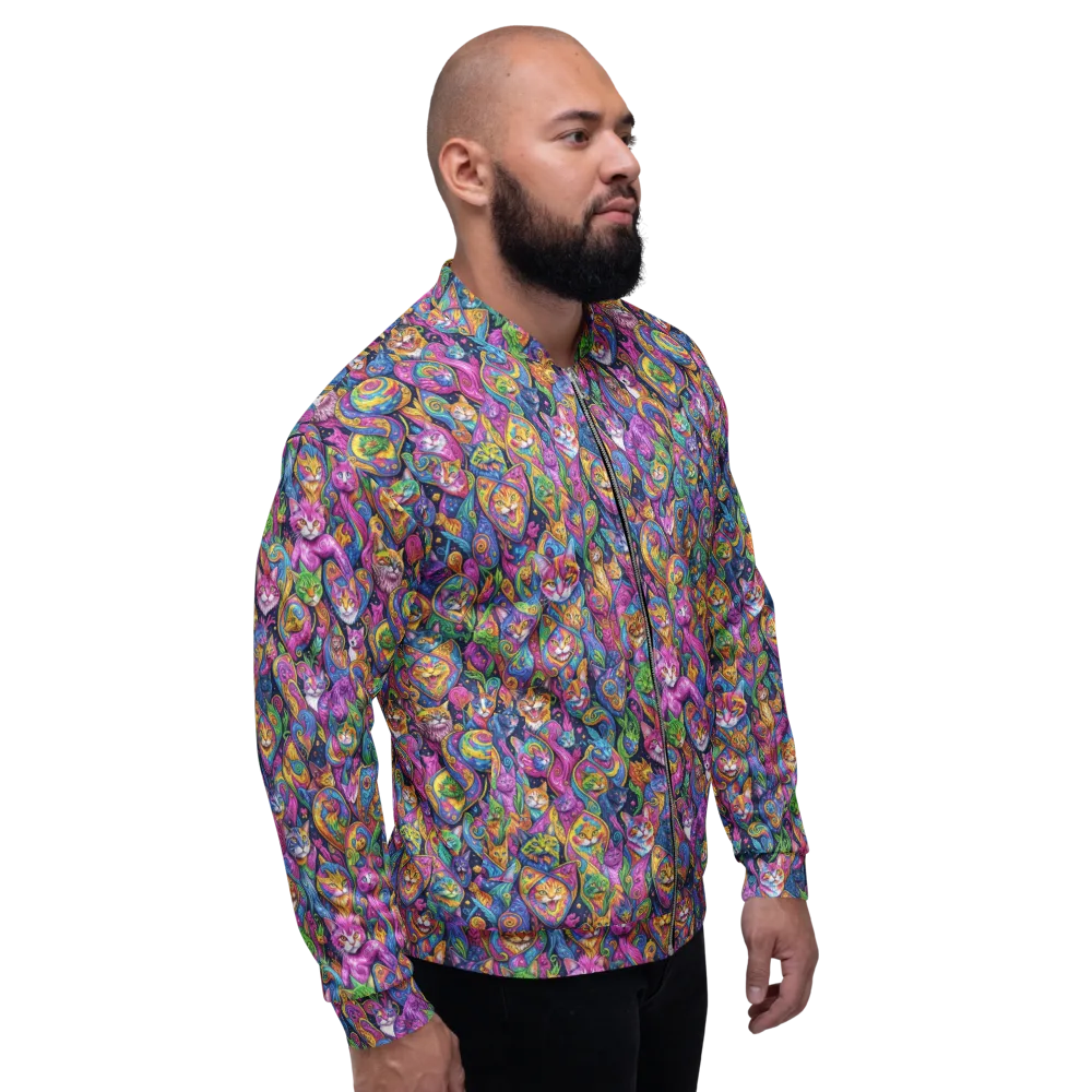 Prismatic Catacomb on Bomber Jacket — Right