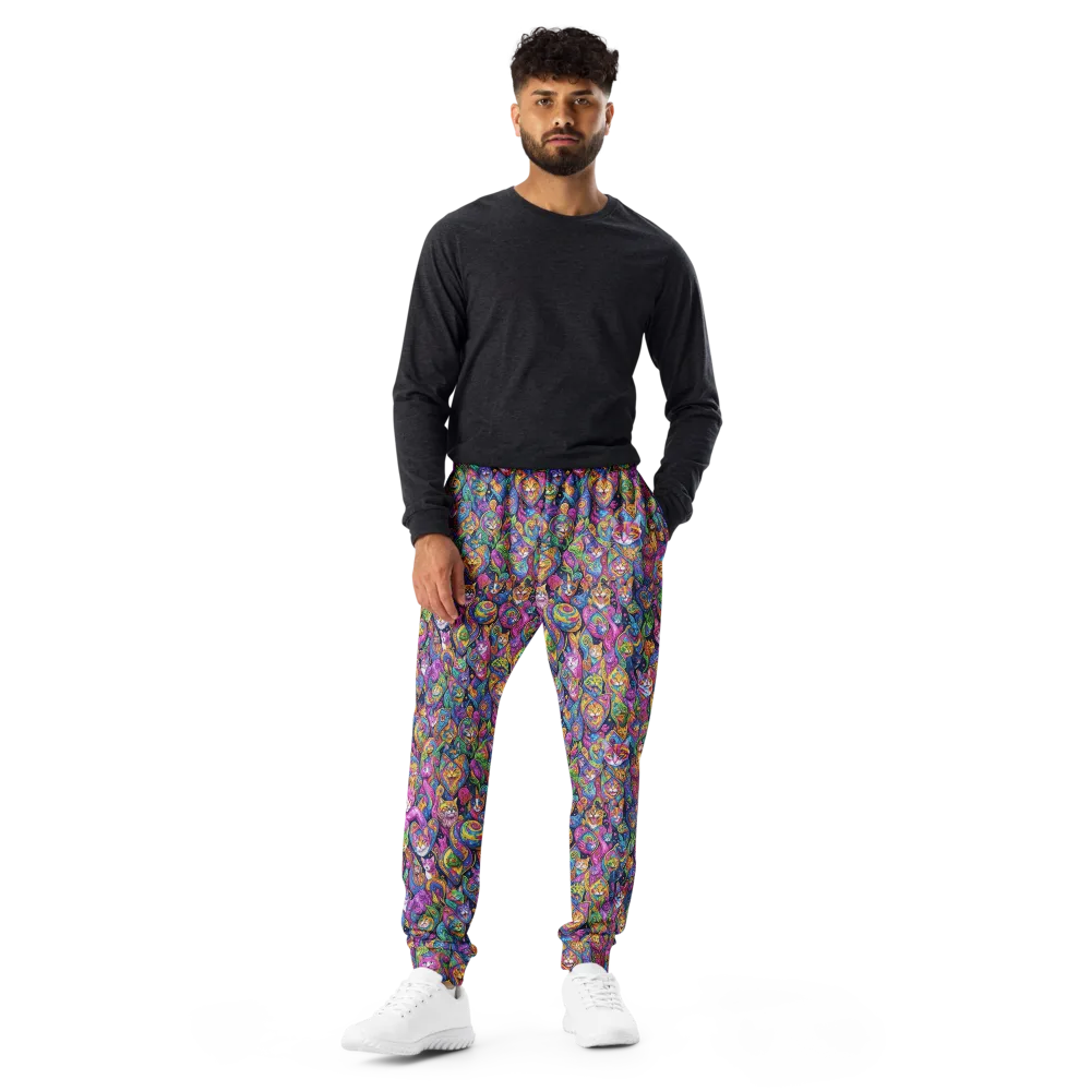 Prismatic Catacomb on Men's Joggers — Front