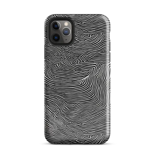 Blacktop Ripples on a Tough Case for iPhone®