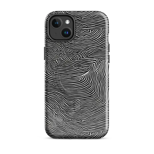 Blacktop Ripples on a MagSafe Tough Case for iPhone®