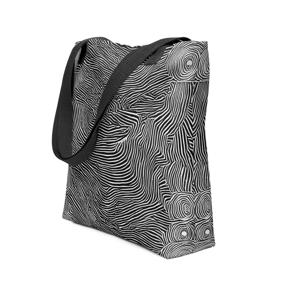 Blacktop Ripples on Tote Bag — Front