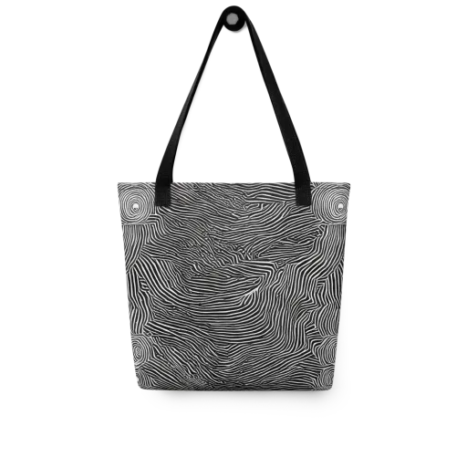 Blacktop Ripples on a Tote Bag