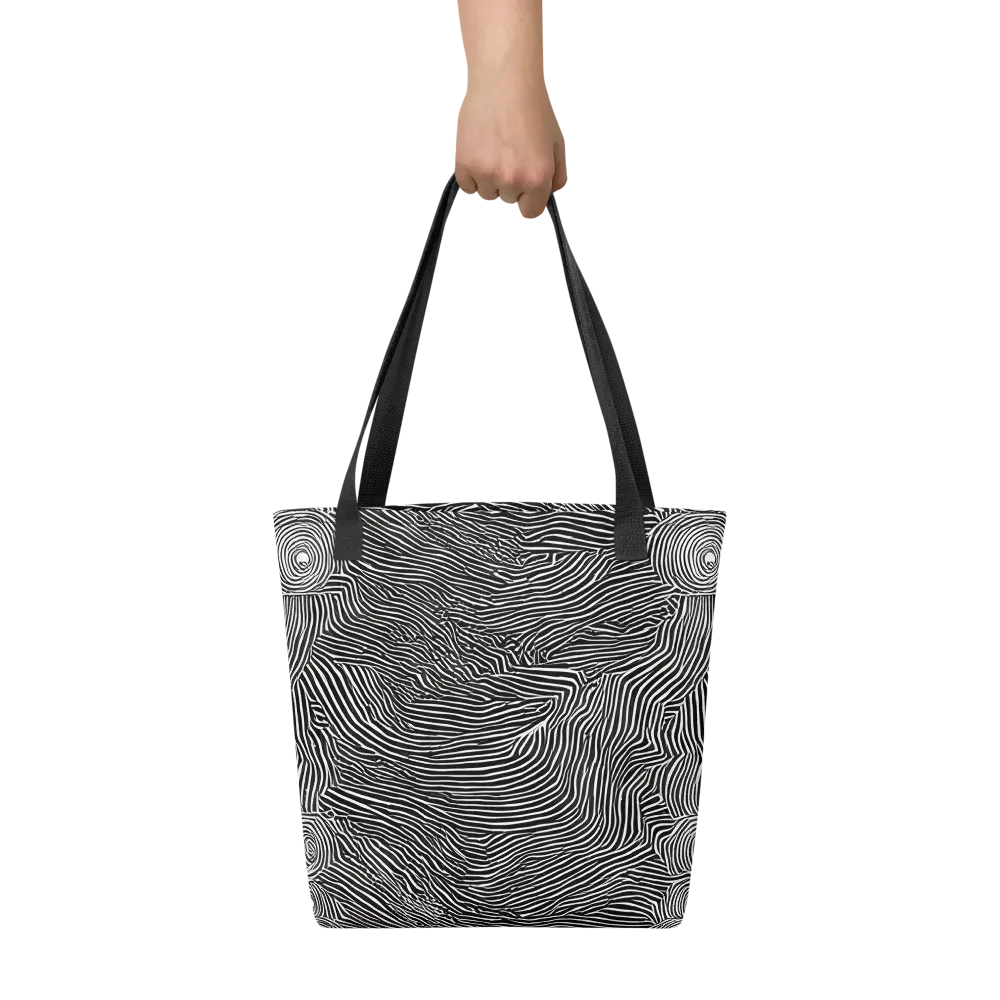 Blacktop Ripples on Tote Bag — Front