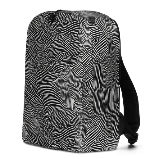 Blacktop Ripples on a Minimalist Backpack