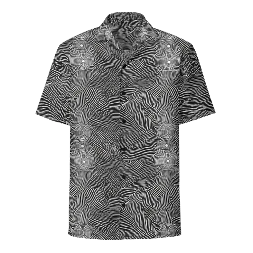 Blacktop Ripples on a Button Shirt