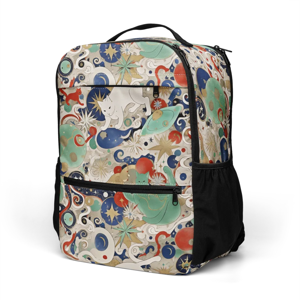Astral Whiskers on Utility Backpack — Left Front
