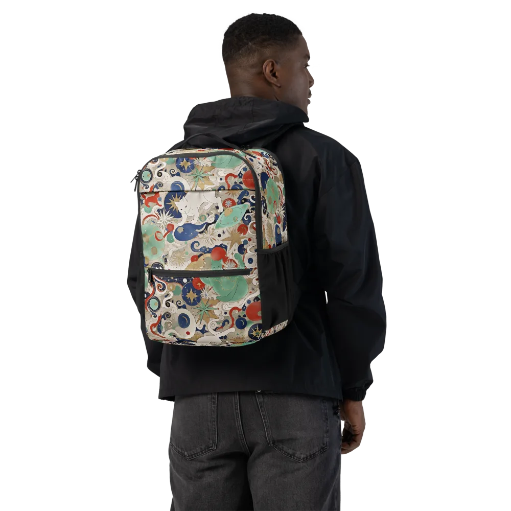 Astral Whiskers on Utility Backpack — Back
