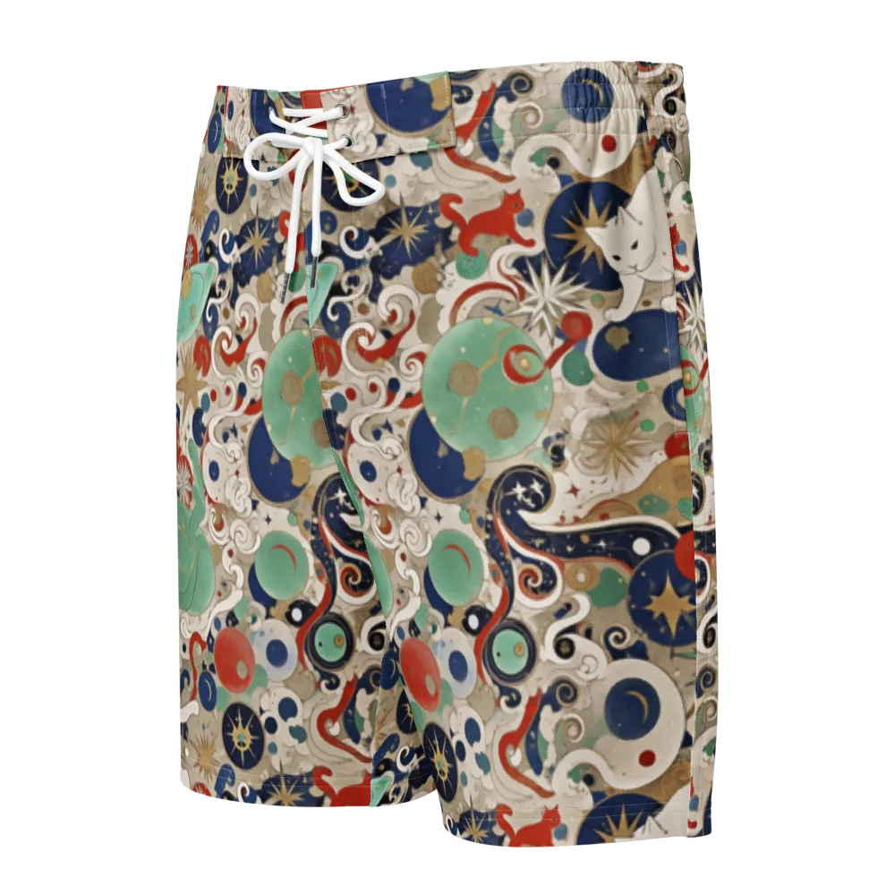 Astral Whiskers on Men's Board Shorts — Front