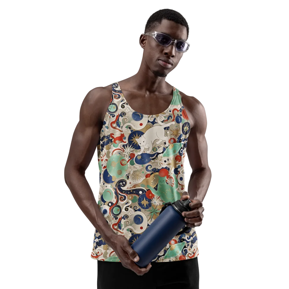 Astral Whiskers on Men's Tank Top — Front