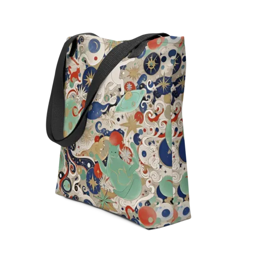 Astral Whiskers on a Tote Bag