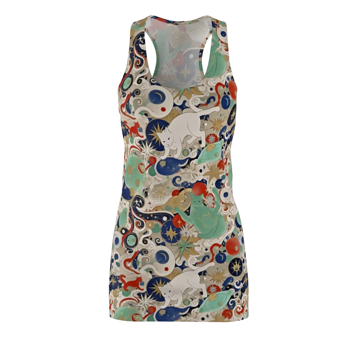 Astral Whiskers on Racerback Dress — Front
