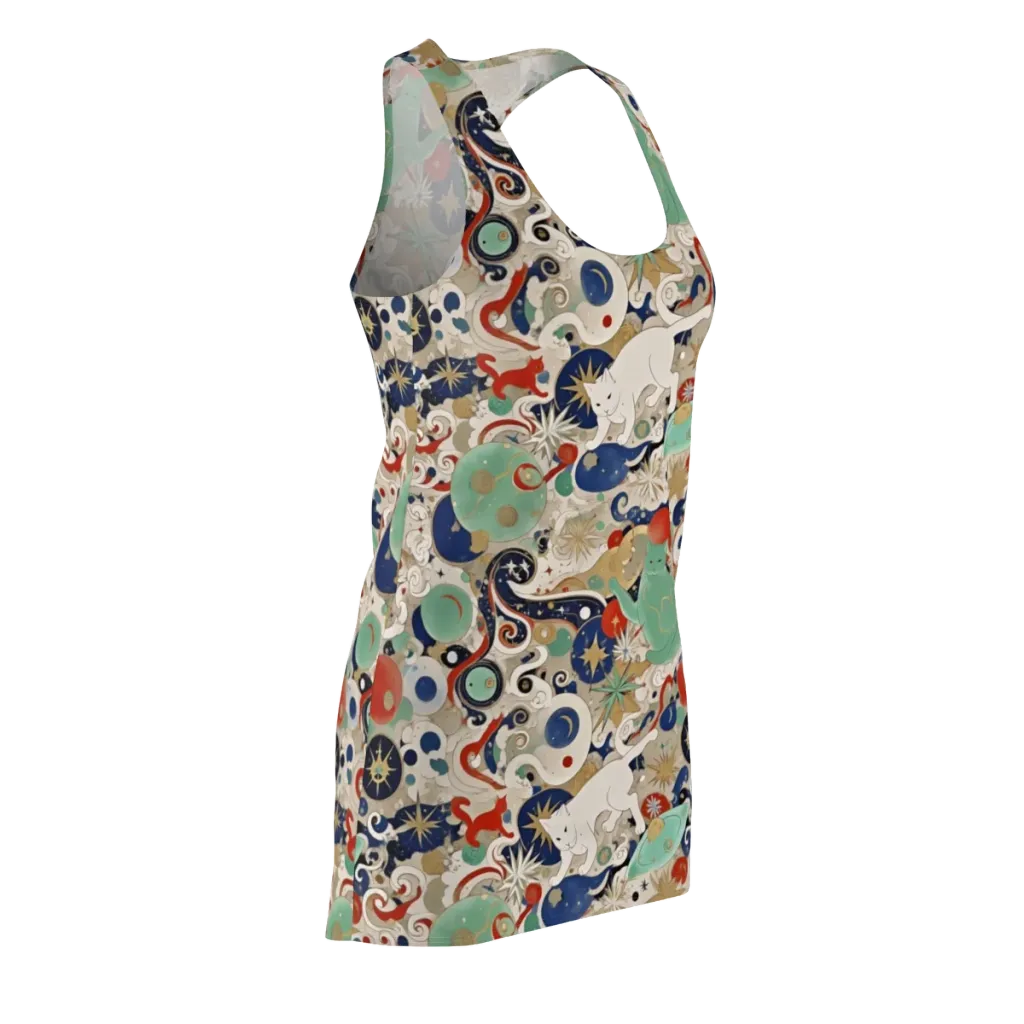 Astral Whiskers on Racerback Dress — Front Side