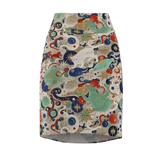 Astral Whiskers on a Pencil Skirt