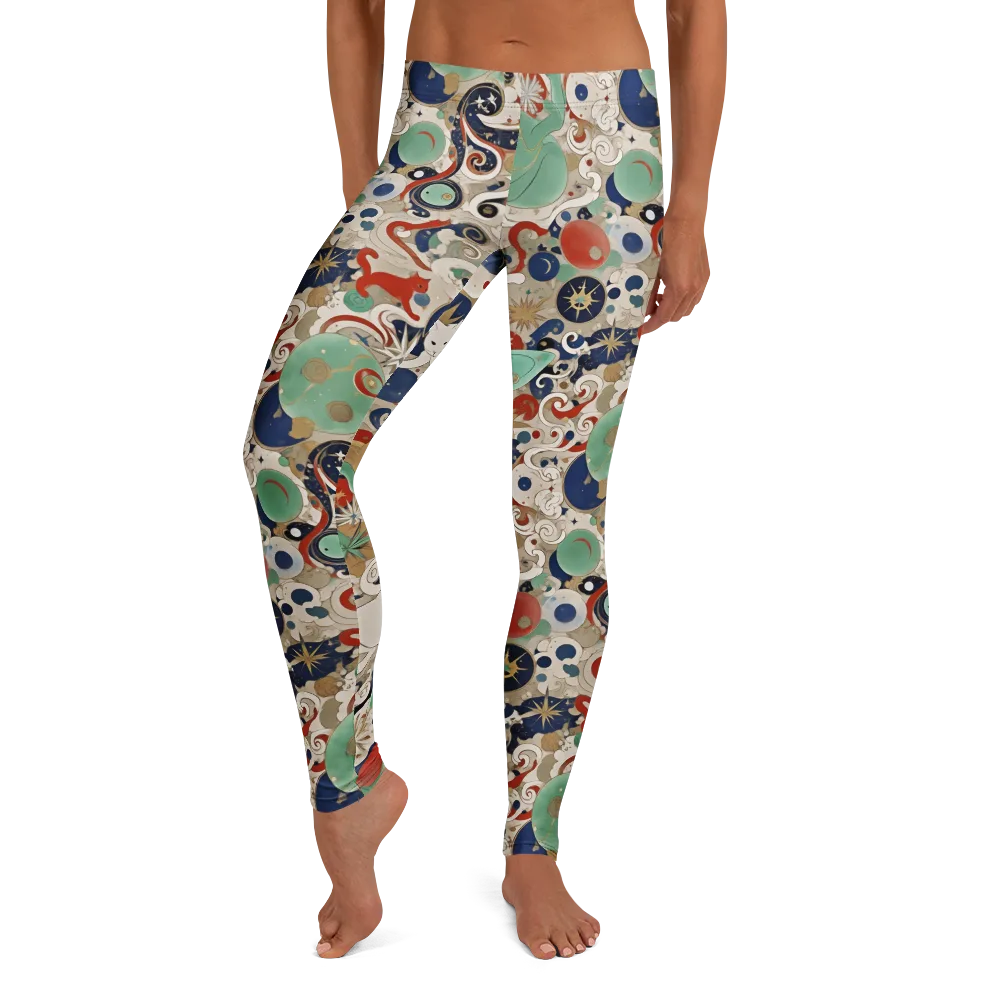 Astral Whiskers on Leggings — Front